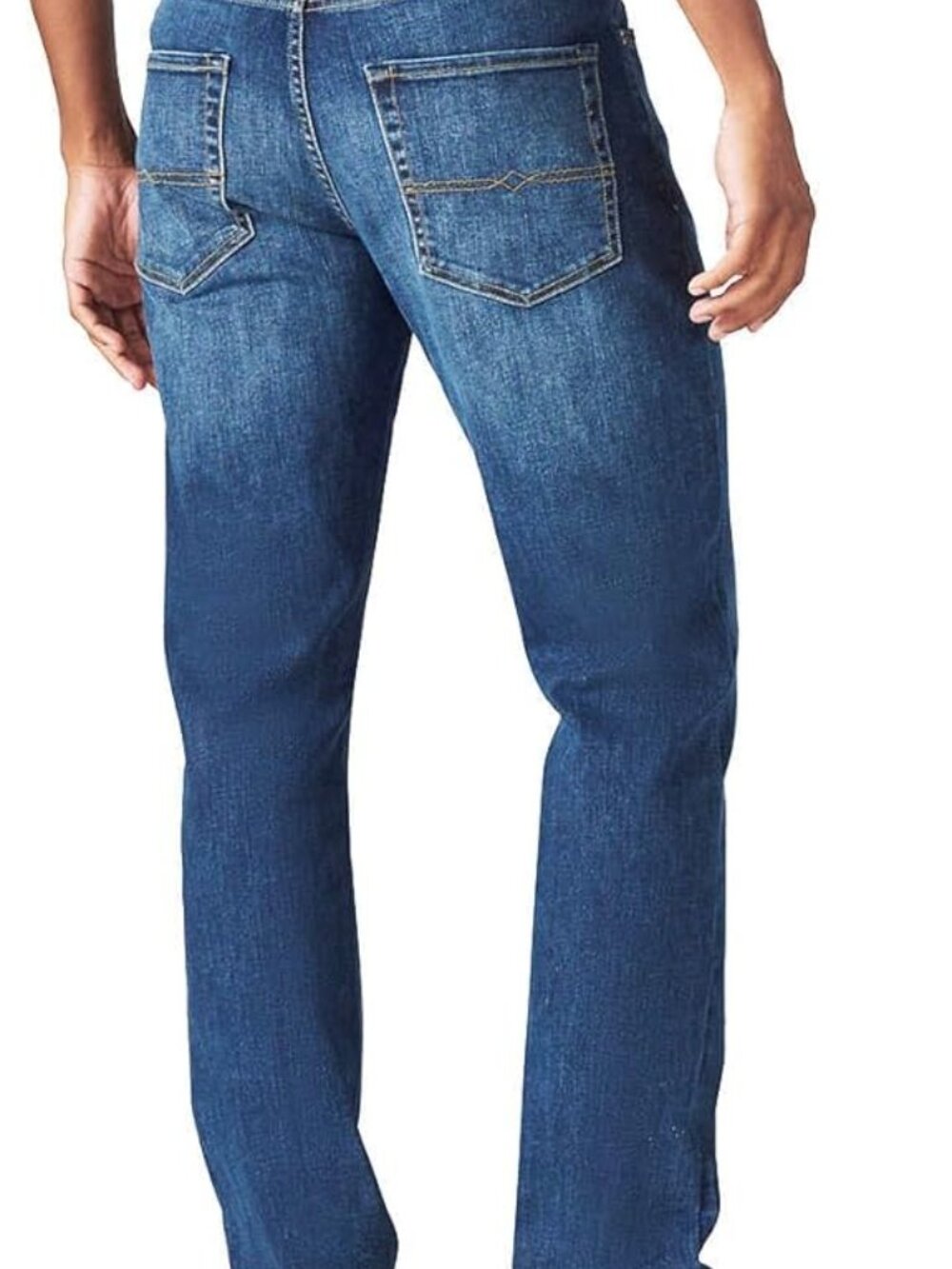 Lucky Brand Men's Dark Blue Straight Jeans